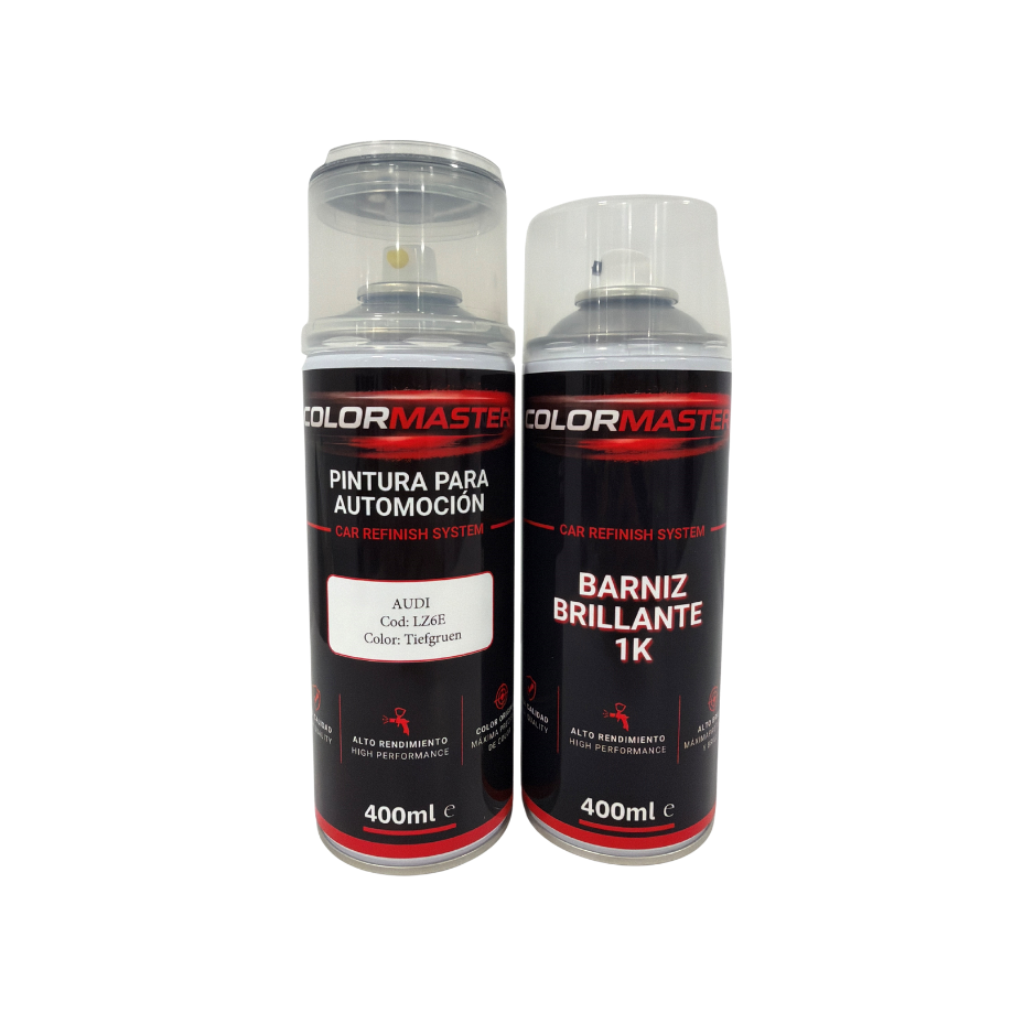 Kit pintura Audi LZ6E Tiefgruen | Listo al uso