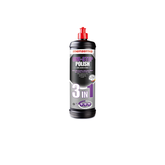 Pulimento Menzerna One Step Polish 3 en 1 Corte medio + alto brillo + cera protectora