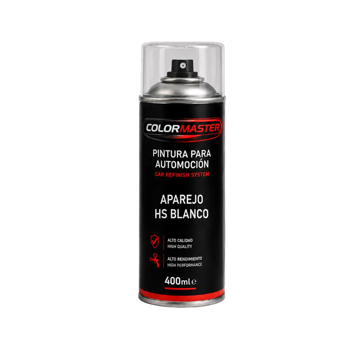 Imprimación aparejo HS 1K spray 400 ml | Blanco, Gris Medio, Gris Oscuro