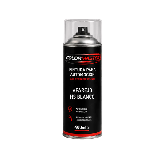 Imprimación aparejo HS 1K spray 400 ml | Blanco, Gris Medio, Gris Oscuro