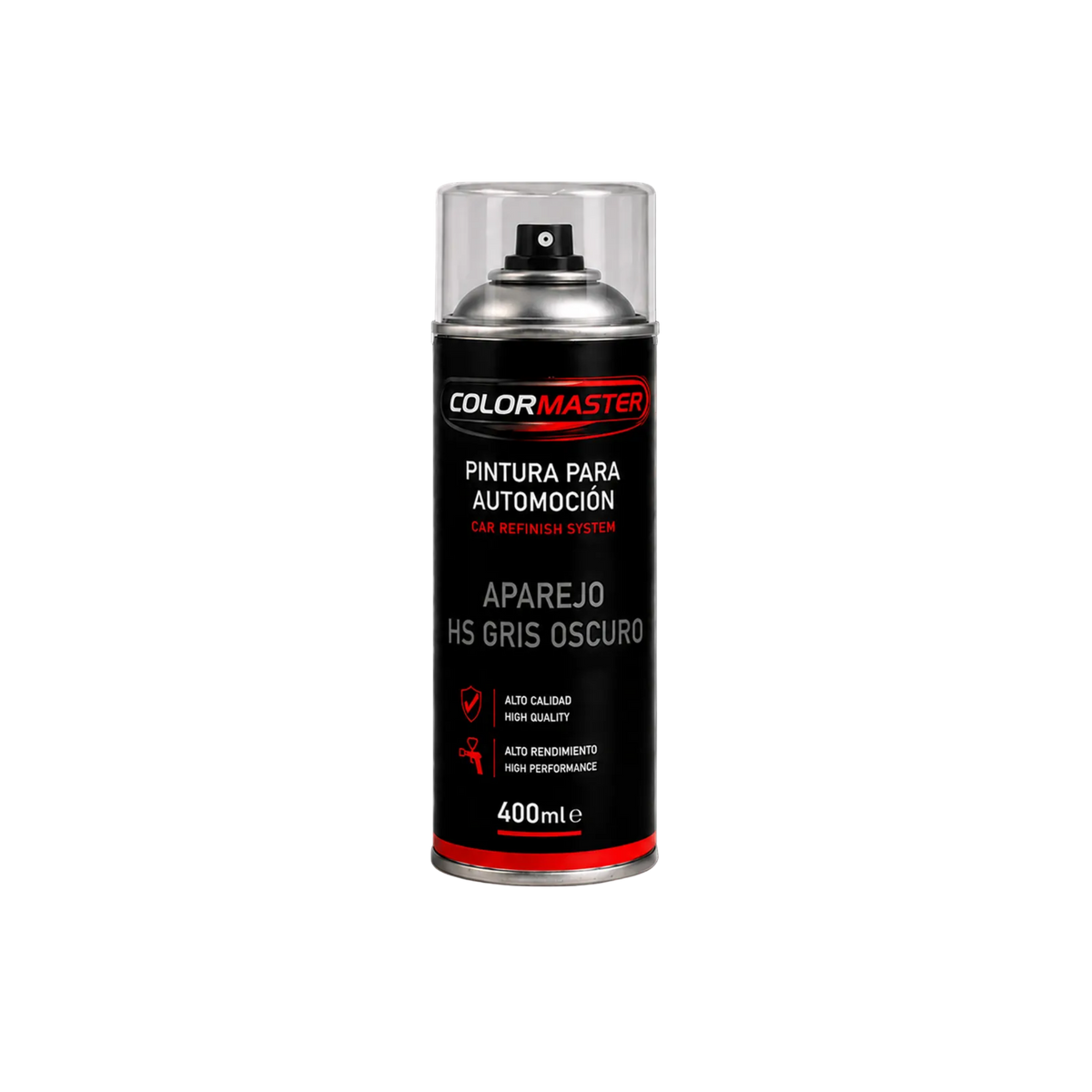 Aparejo HS 1K Gris oscuro spray 400 ml | ColorMaster Pro