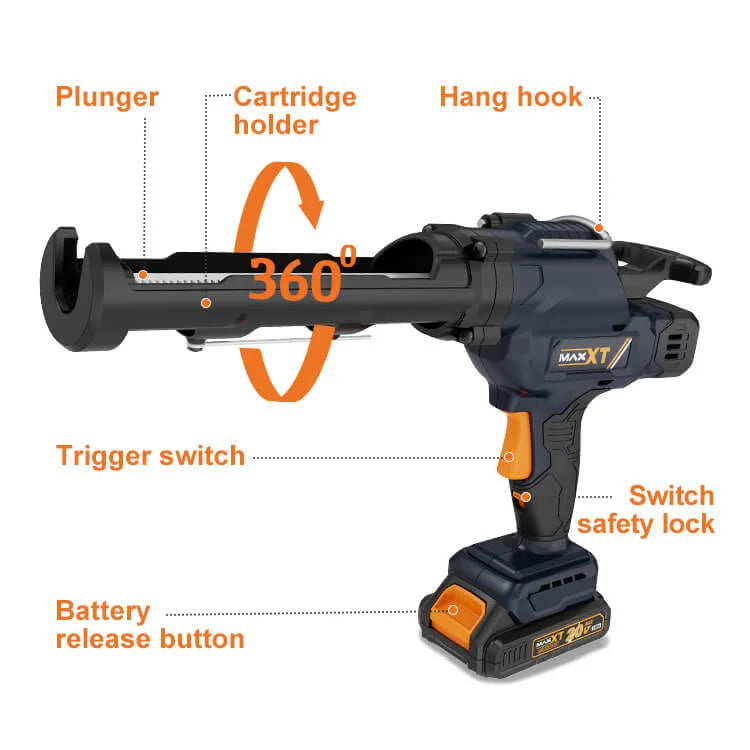 Pistola de selladores Maxxt 20V 2Ah