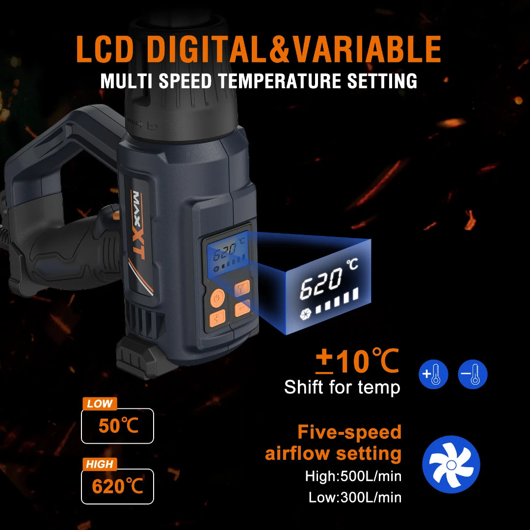 Pistola de aire caliente Maxxt 2000W 220-240V