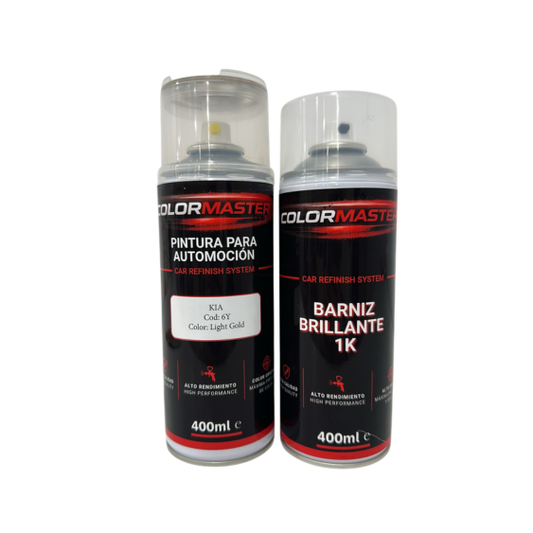 Kit de pintura Kia 6Y Light Gold | Pronto a usar