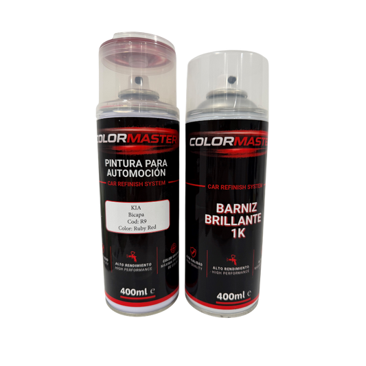Kit pintura Kia R9 Ruby Red | Listo al uso