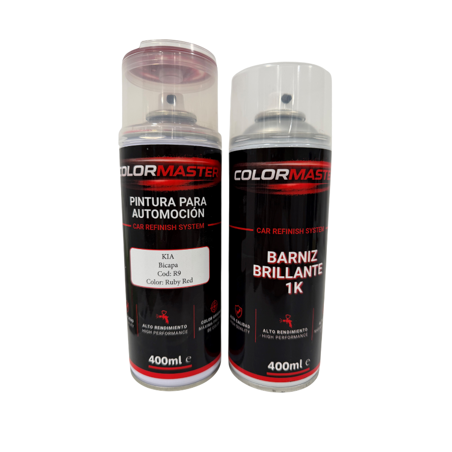 Kit pintura Kia R9 Ruby Red | Listo al uso