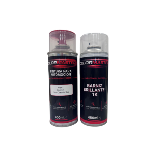 Kit pintura Opel 535 Carmin Red | Listo al uso