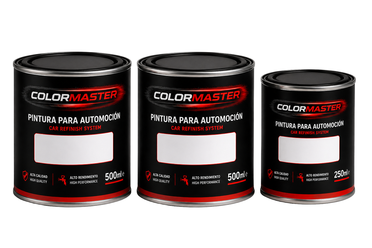 Kit pintura bicapa 500 ml ColorMaster Pro