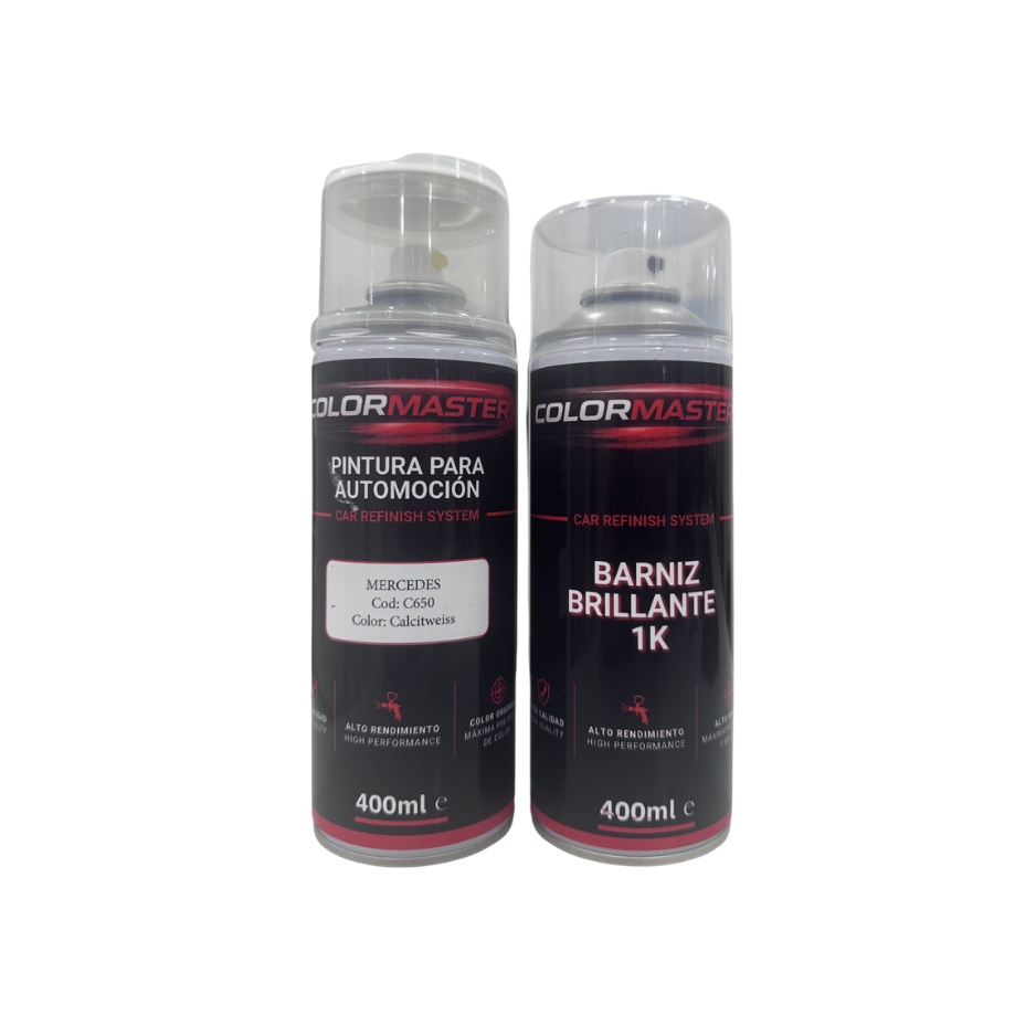 Kit pintura Mercedes 650 Calcitweiss | Listo al uso