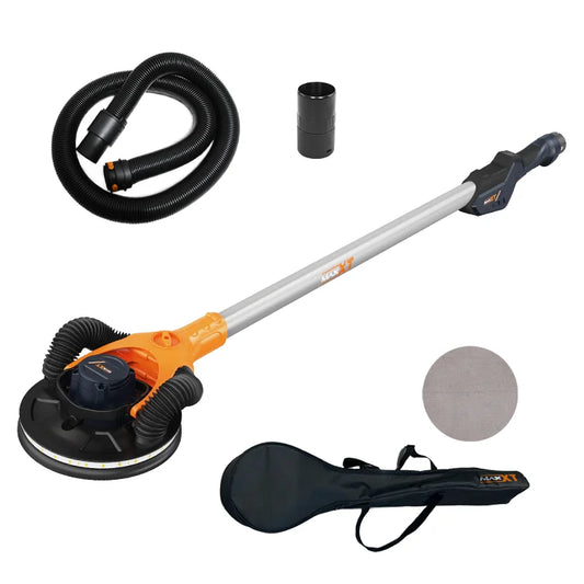 Lijadora eléctrica de pared Maxxt 400W Ø225mm 4mm. Mango telescópico.
